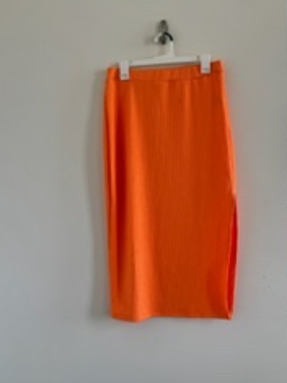 Orange Midi body con skirt
